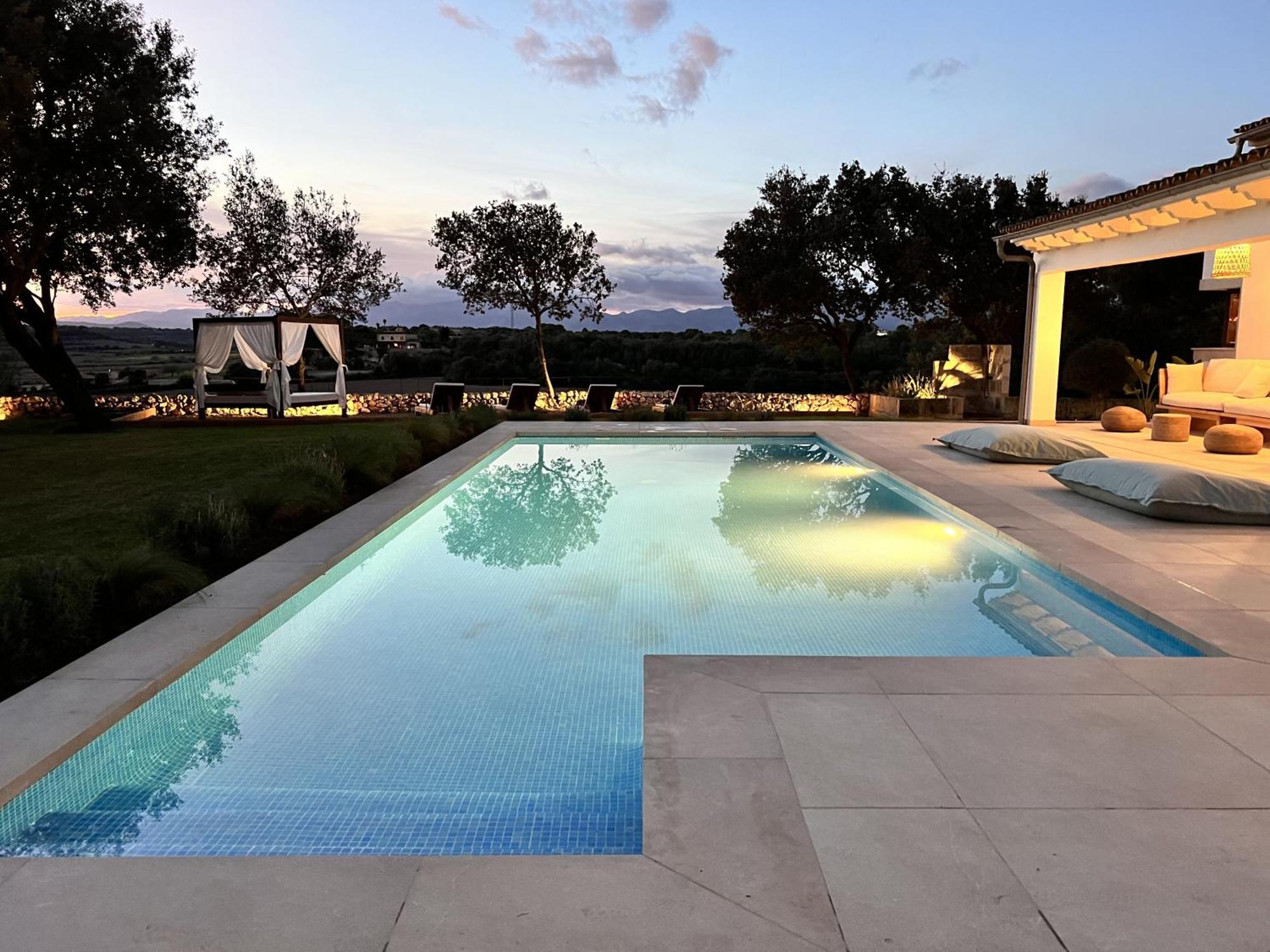 Es Mirador De Vernissa Jacuzzi Sauna Y Piscina Santa Margalida Exteriér fotografie