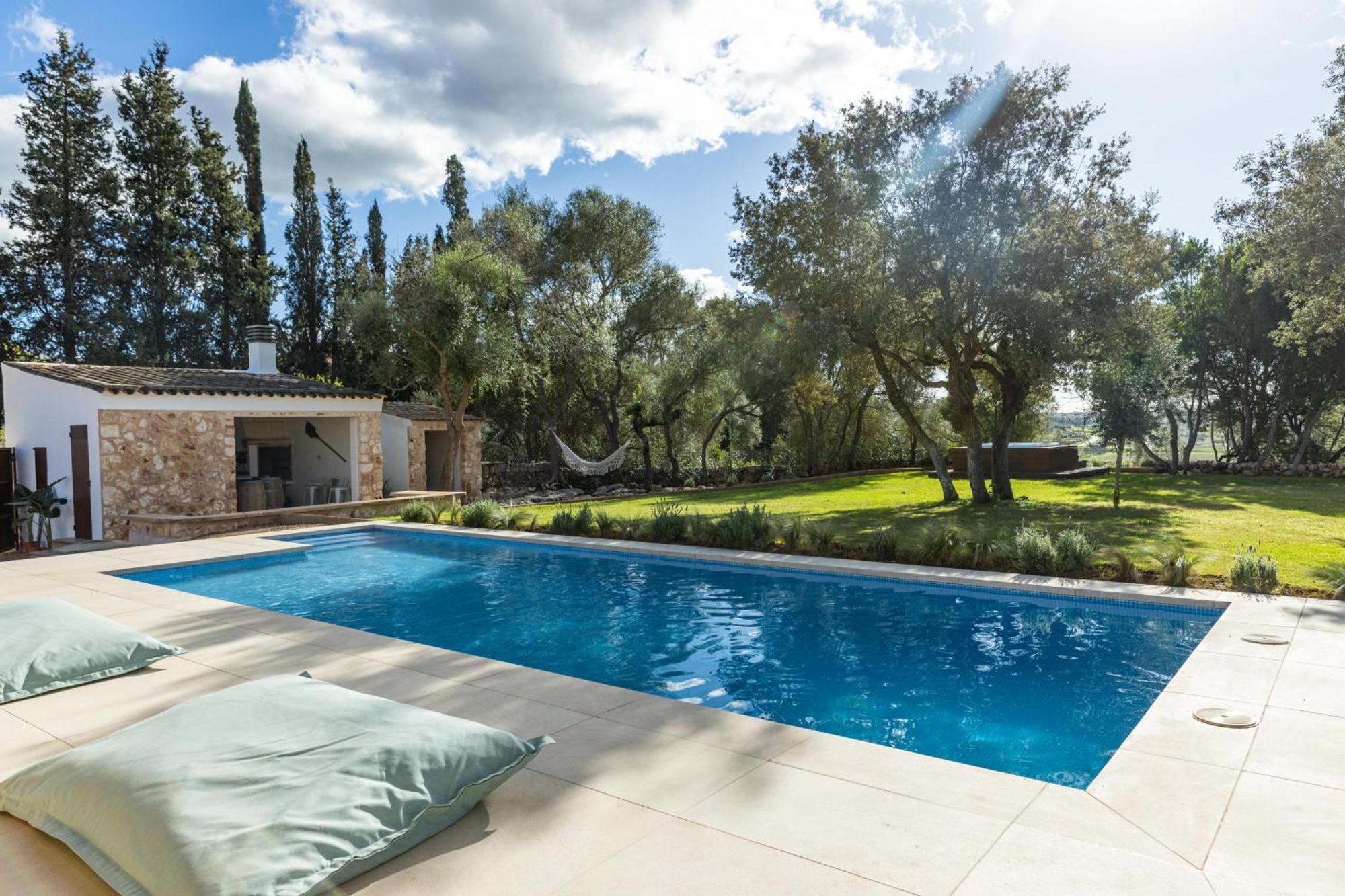Es Mirador De Vernissa Jacuzzi Sauna Y Piscina Santa Margalida Exteriér fotografie