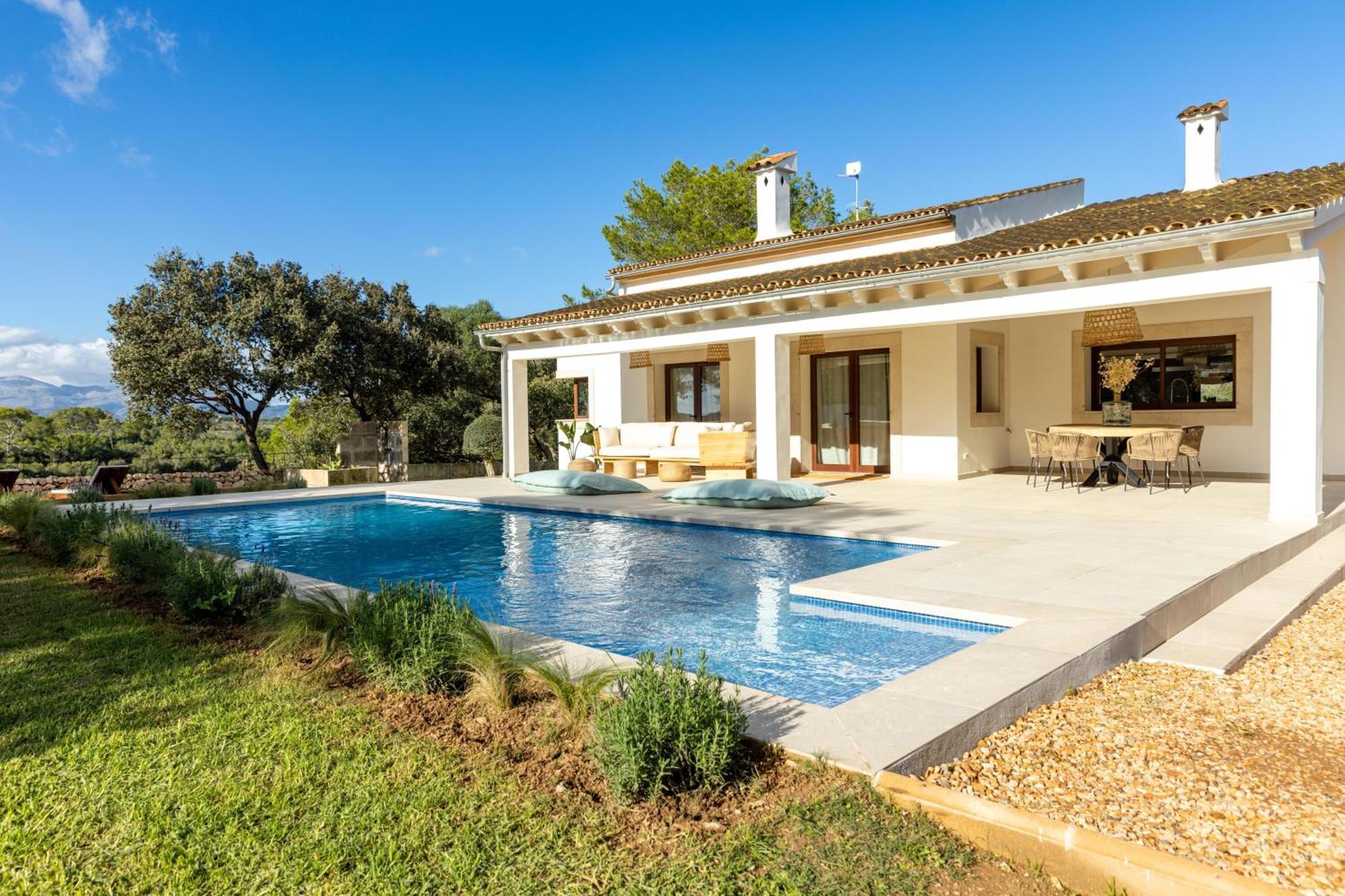 Es Mirador De Vernissa Jacuzzi Sauna Y Piscina Santa Margalida Exteriér fotografie