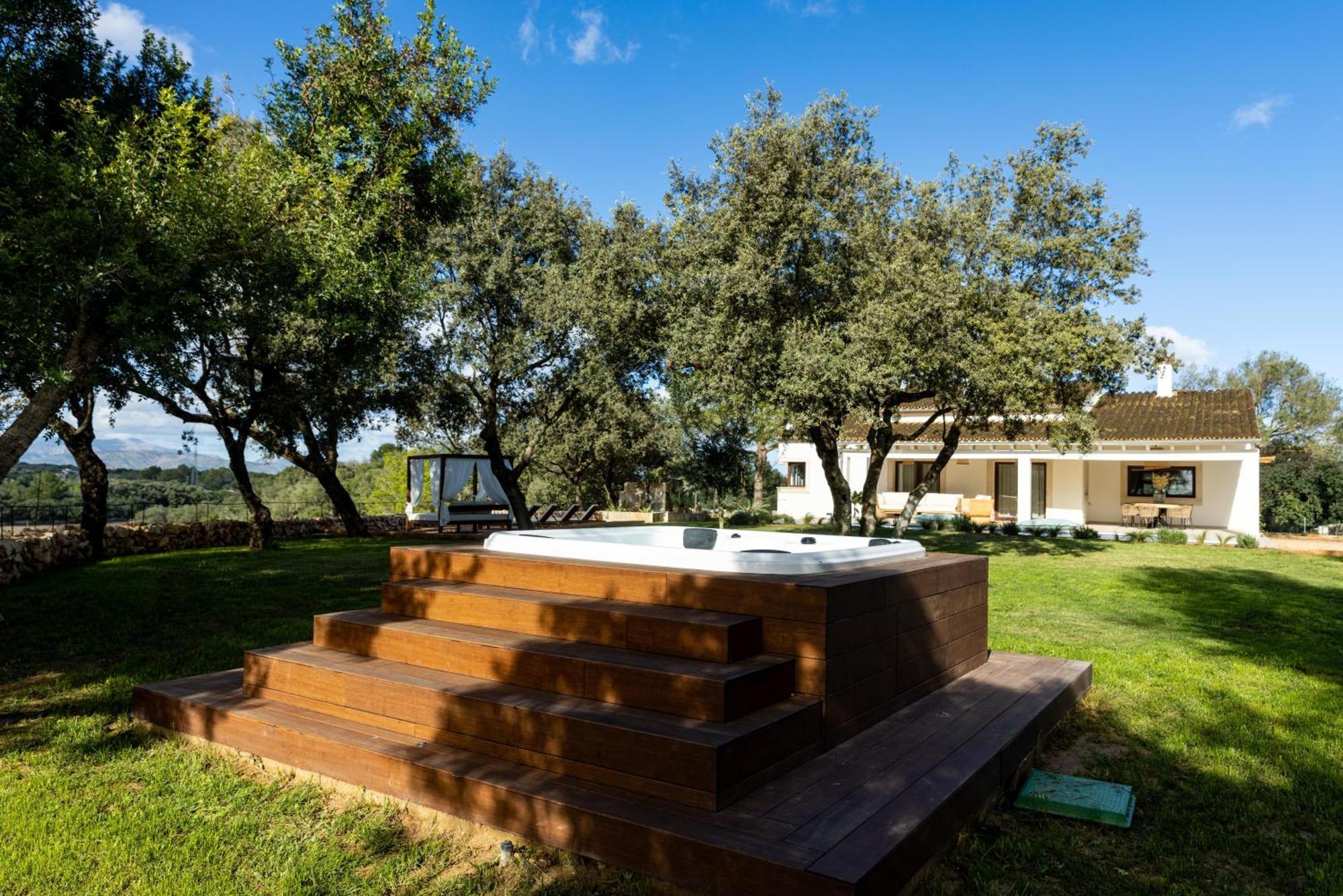 Es Mirador De Vernissa Jacuzzi Sauna Y Piscina Santa Margalida Exteriér fotografie