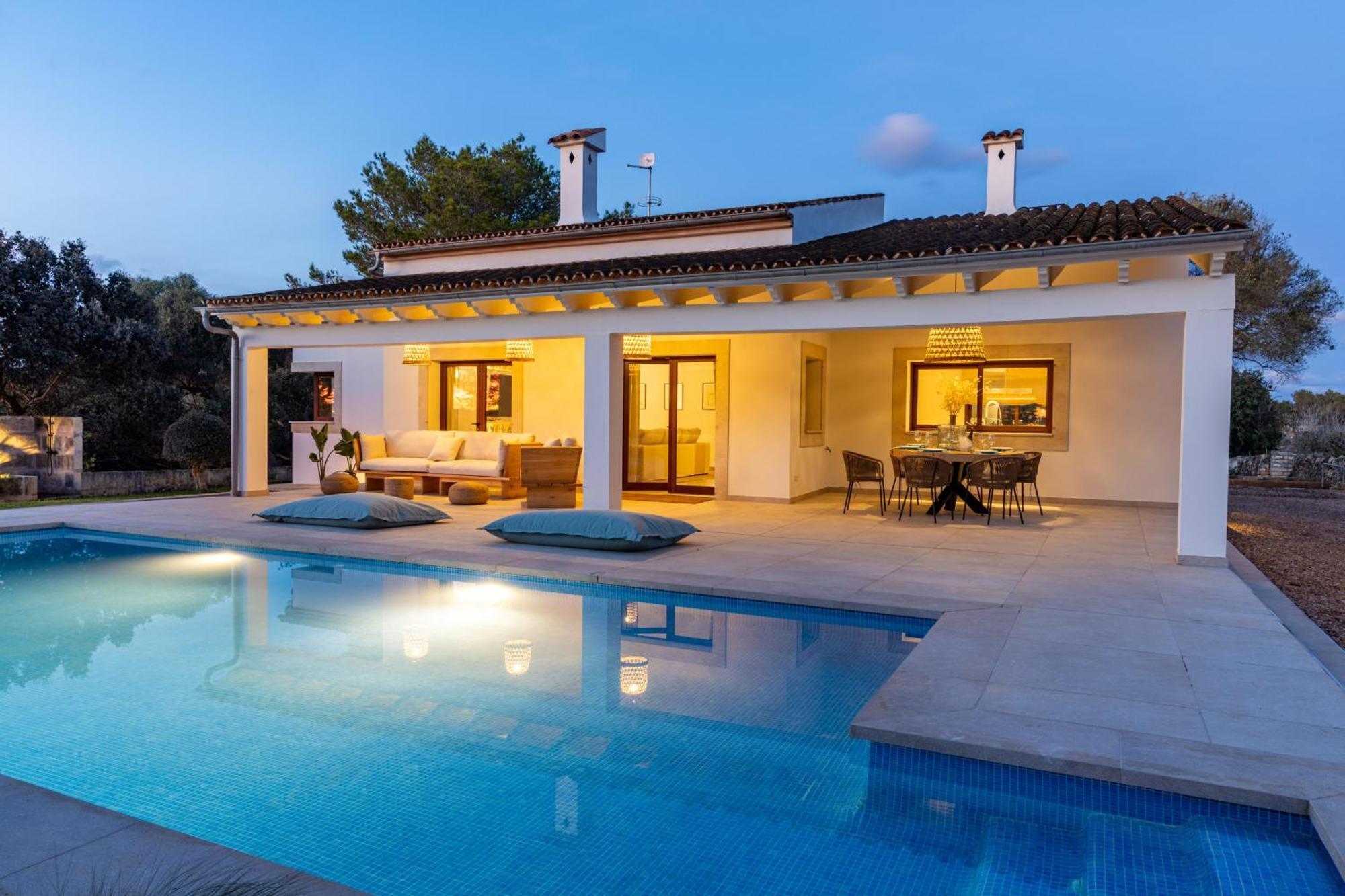 Es Mirador De Vernissa Jacuzzi Sauna Y Piscina Santa Margalida Exteriér fotografie