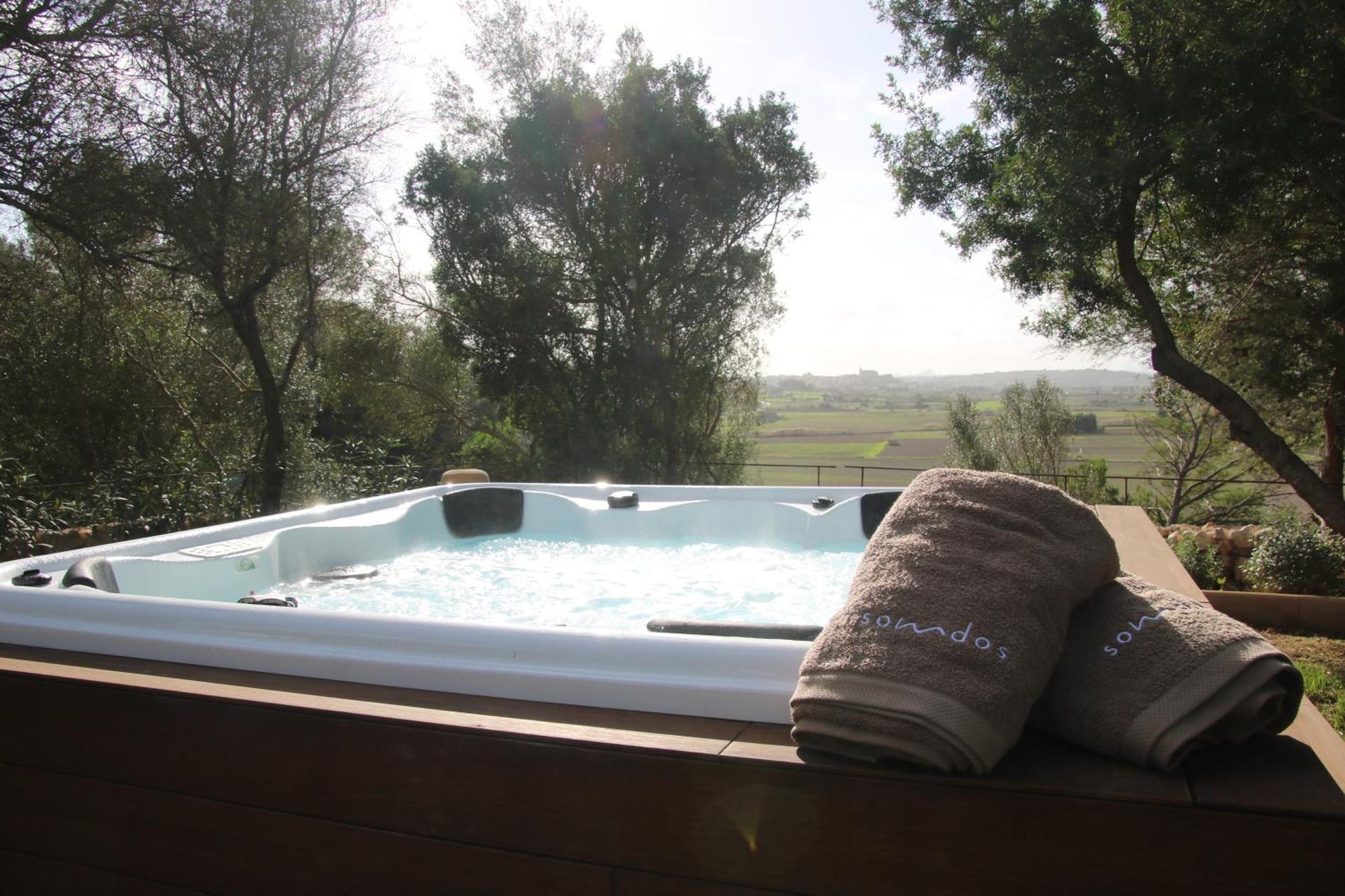 Es Mirador De Vernissa Jacuzzi Sauna Y Piscina Santa Margalida Exteriér fotografie