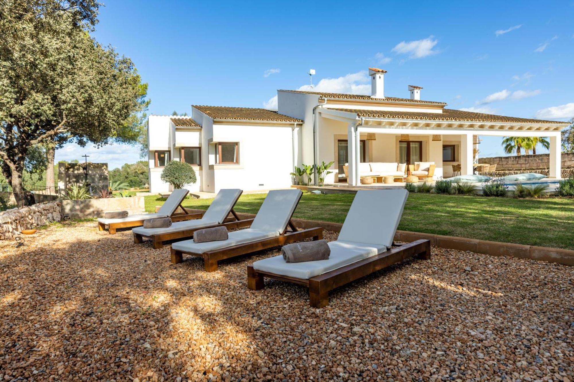 Es Mirador De Vernissa Jacuzzi Sauna Y Piscina Santa Margalida Exteriér fotografie